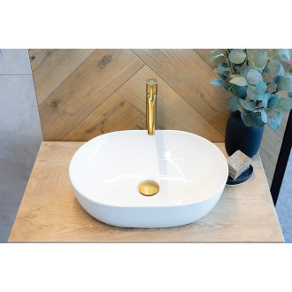 Laveo LOMAMI keramické umyvadlo na desku VUL_6248