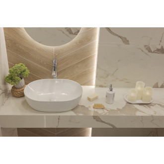 Laveo LOMAMI keramické umyvadlo na desku VUL_6248