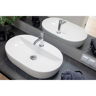 Laveo LOMAMI umyvadlo na desku 61cm, bílá VUL_6161