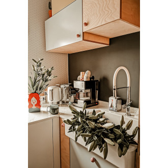 Laveo POLA BAP_678D Dřezová baterie, chrom-bílá