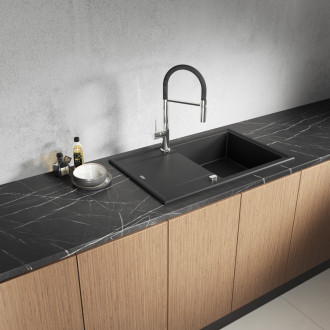 Laveo POLA BAP_778D Dřezová baterie, chrom-černá