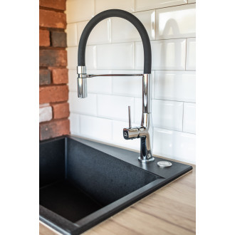 Laveo POLA BAP_778D Dřezová baterie, chrom-černá