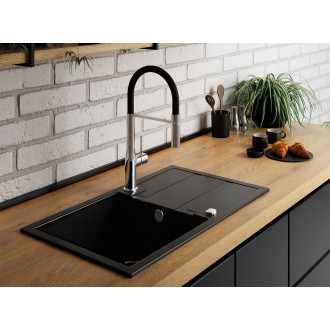 Laveo POLA BAP_778D Dřezová baterie, chrom-černá