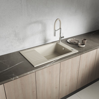 Laveo POLA BAP_478D Dřezová baterie, chrom-béžová