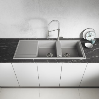 Laveo POLA BAP_978D Dřezová baterie, chrom-šedá