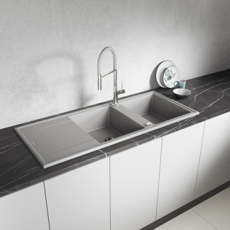 Laveo POLA BAP_978D Dřezová baterie, chrom-šedá