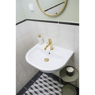 Laveo POLA BAP_G22D Umyvadlová baterie včetně click-clacku, zlatá