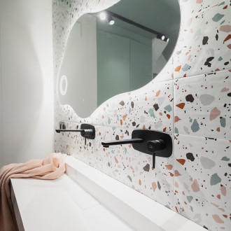 Laveo POLA BAP_722P Umyvadlová baterie podomítková včetně click-clacku, černá