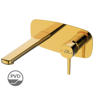 Laveo POLA BAP_G22P Umyvadlová baterie podomítková včetně click-clacku, zlatá