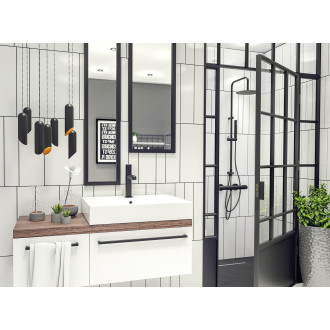 Laveo PRETTO PLP_70OX Sprchový set, černá