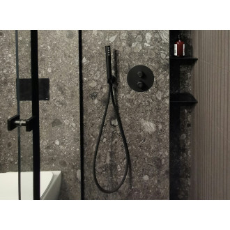 Laveo PRETTO BAO_701P Sprchový komplet, černá