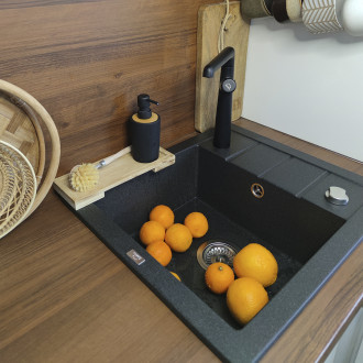 Laveo PRETTO BAO_765D Dřezová baterie, černá