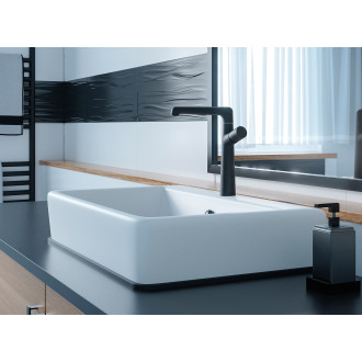 Laveo PRETTO BAO_725D Umyvadlová baterie včetně click-clacku, černá