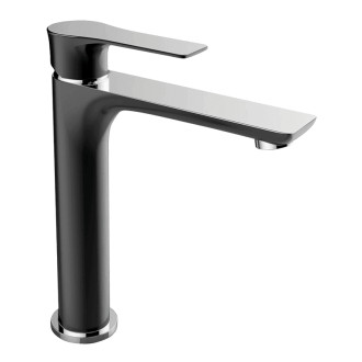 Laveo RAILA BLL_72ND Umyvadlová baterie, černá-chrom
