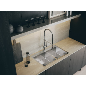 Laveo RHEA BLD_06SD Dřezová baterie, chrom