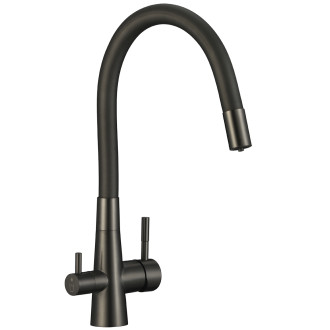 Laveo RIVECO dřezová baterie s flexibilním výtokem a připojením na filtr BRI_968D