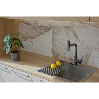 Laveo ROTARO stojánková dřezová baterie s výsuvným multifunkčním výtokem BLR_069D