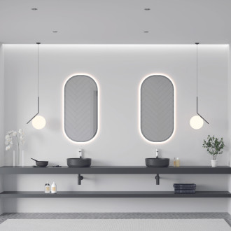 Laveo SIPHON CKS_761D Umyvadlový sifon kulatý, černá