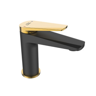 Laveo RUBIO BVR_722G Umyvadlová baterie včetně click-clacku, bílá-zlatá