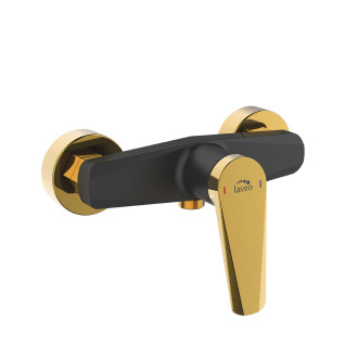 Laveo RUBIO BVR_740G Sprchová baterie, černá-zlatá