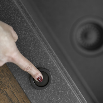 Laveo SIPHON OKS_763T Dřezový sifon, černá