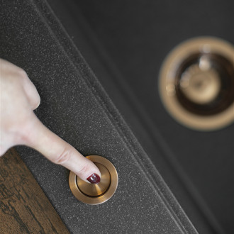 Laveo SIPHON OKS_R63T Dřezový sifon, růžové zlato