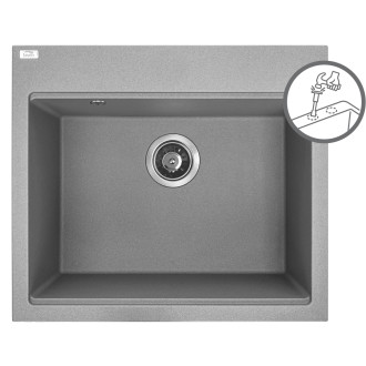 Laveo TAU SBT_510Y Jednodřez 500x570x210, šedá