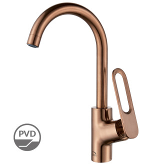 Laveo TIERRA BAJ_868D Dřezová baterie, měď