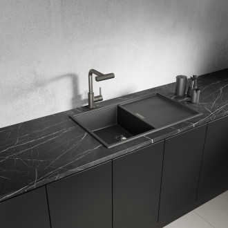 Laveo TONGA granitový Jednodřez s odkapávačem SPT_711Y