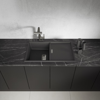 Laveo TONGA granitový Jednodřez s odkapávačem SPT_711Y