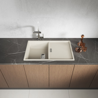 Laveo TONGA granitový Jednodřez s odkapávačem SPT_411Y