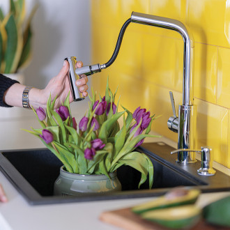 Laveo TORO BAX_069D Dřezová baterie, chrom