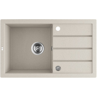 Laveo TRZYNASTKA SBP_411T Jednodřez s odkapem, béžová