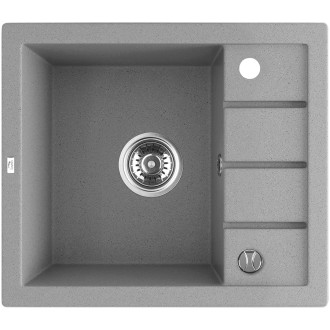 Laveo TRZYNASTKA SBP_513T Jednodřez granit, šedá