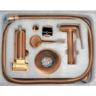 REA Podomítková bidetová baterie LUNGO LOOP Copper Brush -B6314 REA-B6314