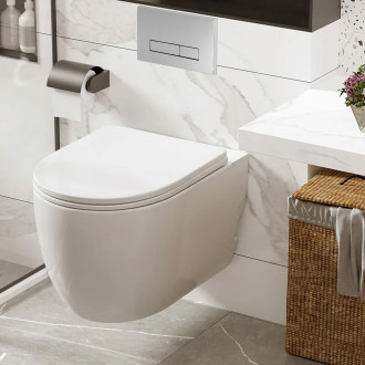 Sada pod omítku pro WC mísy s tlačítkem H Chrome