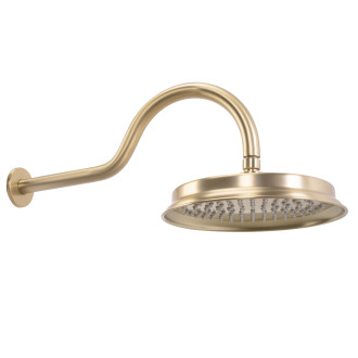 REA Serra sprchová sada, podomítková, kartáčovaná zlatá + BOX REA-B1149