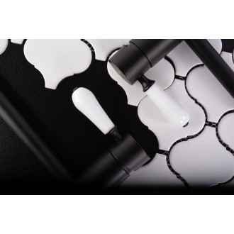 REA Serra sprchová sada, podomítková, kartáčovaná zlatá + BOX REA-B1149