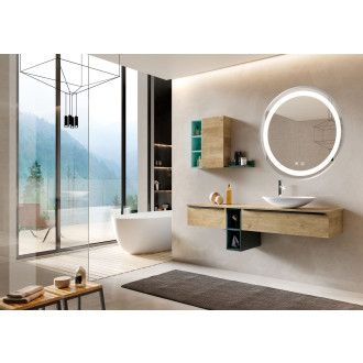 Rea Zrcadlo LED 60cm MMJ BRUSH SILVER HOM-06505