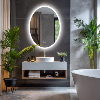 Rea Zrcadlo LED 60x80cm WWA HOM-06503