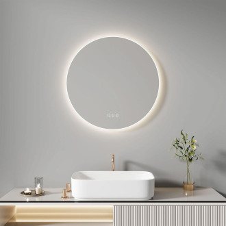 Rea Zrcadlo LED 60cm ROUND BLUETOOTH HOM-06509