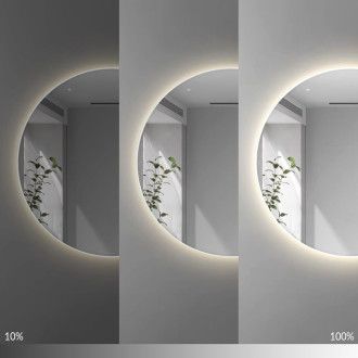 Rea Zrcadlo LED 60cm ROUND BLUETOOTH HOM-06509