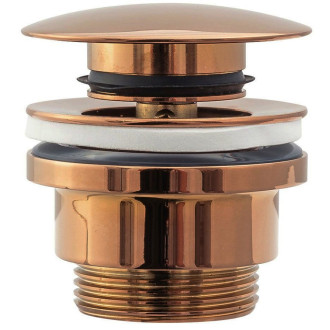 Umyvadlový sifon s univerzální výpustí click-clack Copper