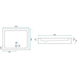 Rea Sprchový kout REA City 80x100 Nickel Brush KPL-E0059