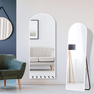 Rea Bílé Nástěnné/Stojací Zrcadlo 150 cm 109 HOM-02702