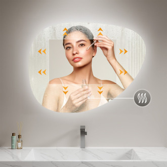 Rea Zrcadlo LED 84x63cm H142 HOM-02690