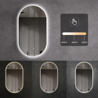 Zrcadlo LED 50x80cm S027