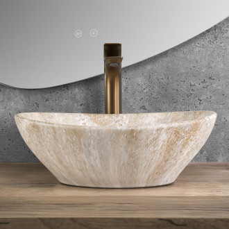 Rea Umyvadlo na desku Rea Sofia Savana Matt REA-U6361