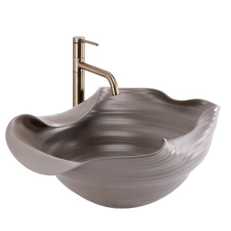 Keramické umyvadlo na desku REA HM-66TB Handmade ART