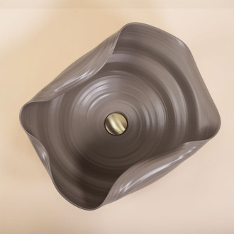 Keramické umyvadlo na desku REA HM-66TB Handmade ART